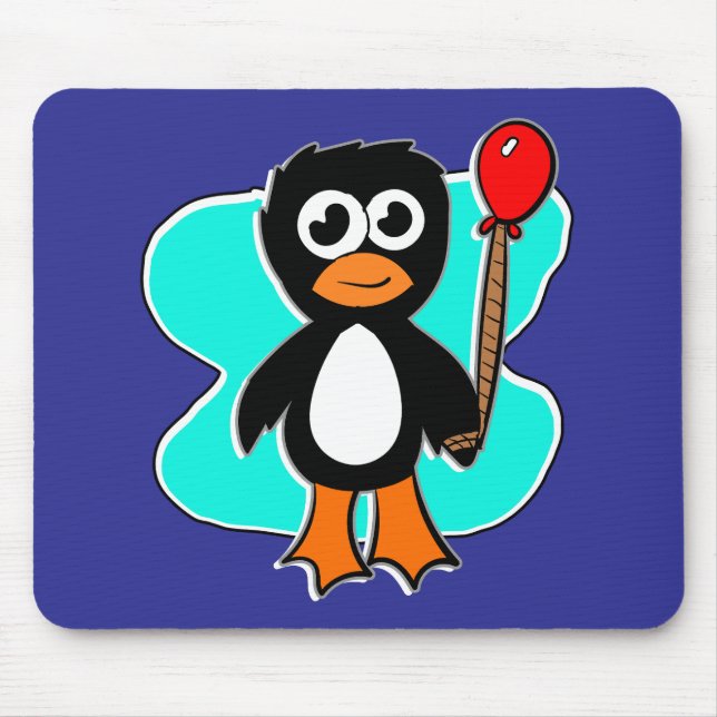 Mousepad Pinguim Balão (Frente)