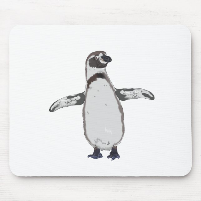 Mousepad Pinguim de desenho animado (Frente)