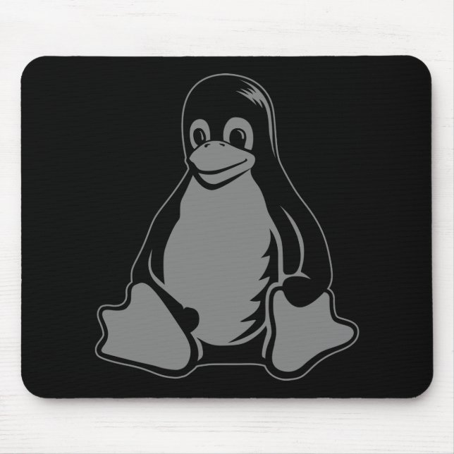 Mousepad Pinguim de Tux - (Linux, Open Source, Copyleft, (Frente)