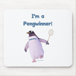 Mousepad Pinguim do Badminton