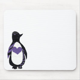 Mousepad Pinguim do coração