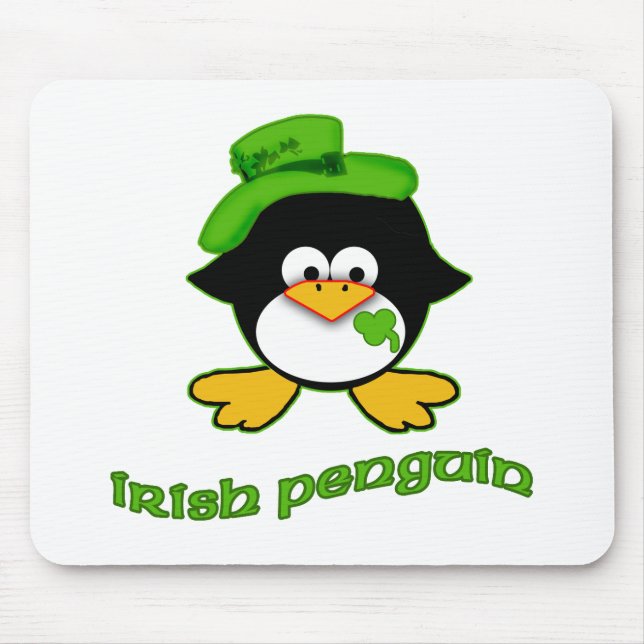 Mousepad Pinguim do irlandês do bebê (Frente)
