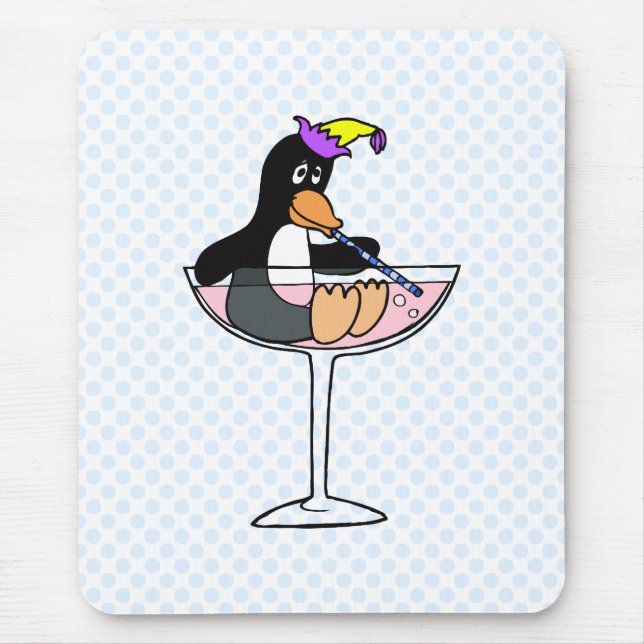 Mousepad Pinguim do partido (Frente)