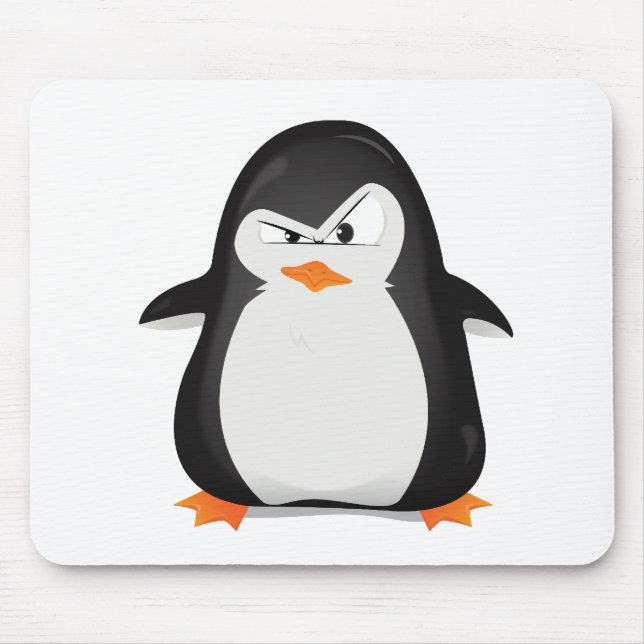 Mousepad Pinguim irritado (Frente)