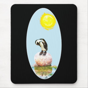 Mousepad Pinguim Nápoles no Sol