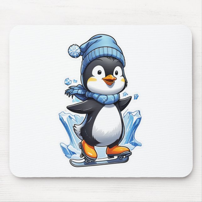 Mousepad Pinguim-Pinguim-Espingarda De Gelo (Frente)