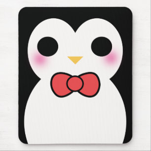 Mousepad Pinguim preto do smoking