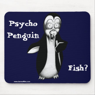 Mousepad Pinguim psicótico: Peixes?