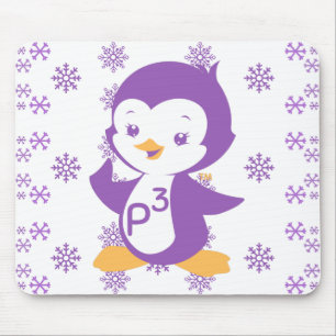 Mousepad Pinguim Púrpura da Peppy