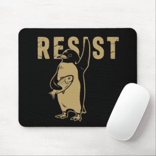 Mousepad Pinguim Resiste Pinguins Protestam Contra Tarifas