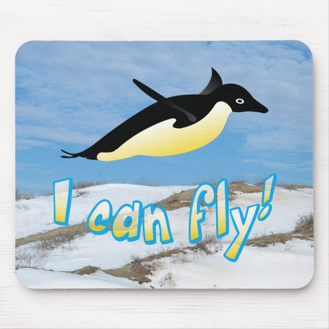Mousepad Pinguim voador (Frente)