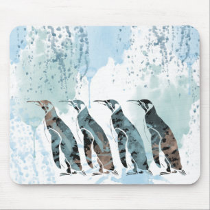 Mousepad Pinguins Amigos para Sempre