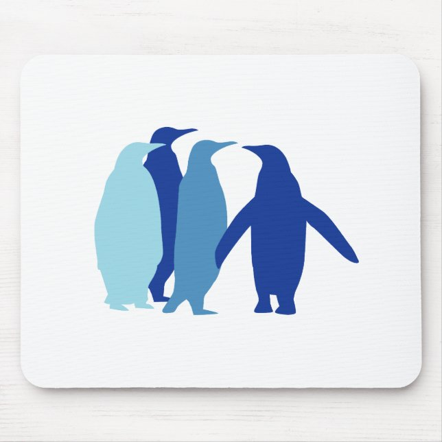 Mousepad Pinguins azuis (Frente)