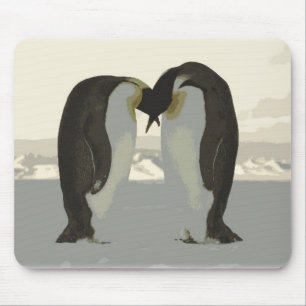 Mousepad Pinguins beijando