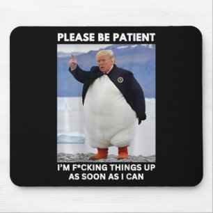 Mousepad Pinguins contra Tarifas Anti-Trump