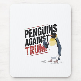 Mousepad Pinguins contra Trump Anti-Trump EUA