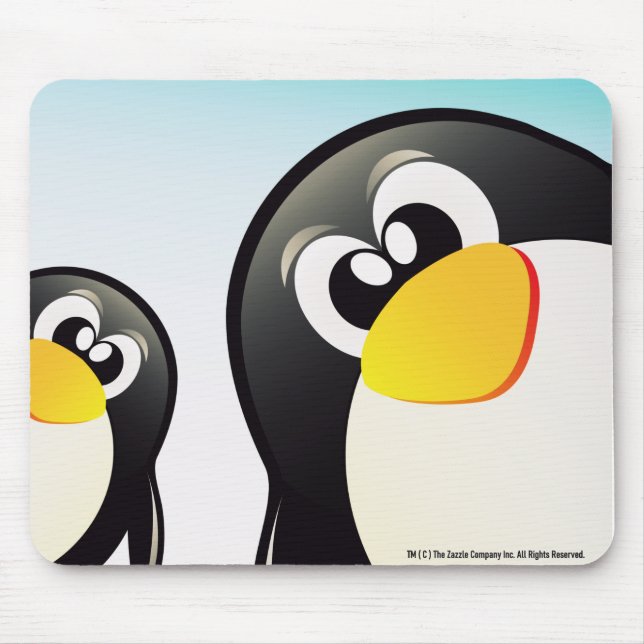 Mousepad "Pinguins Engraçados" (Frente)