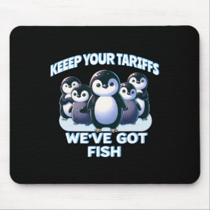 Mousepad Pinguins Fofos Mantem Seus Tarifários Ilha De Ping