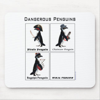 Mousepad pinguins perigosos