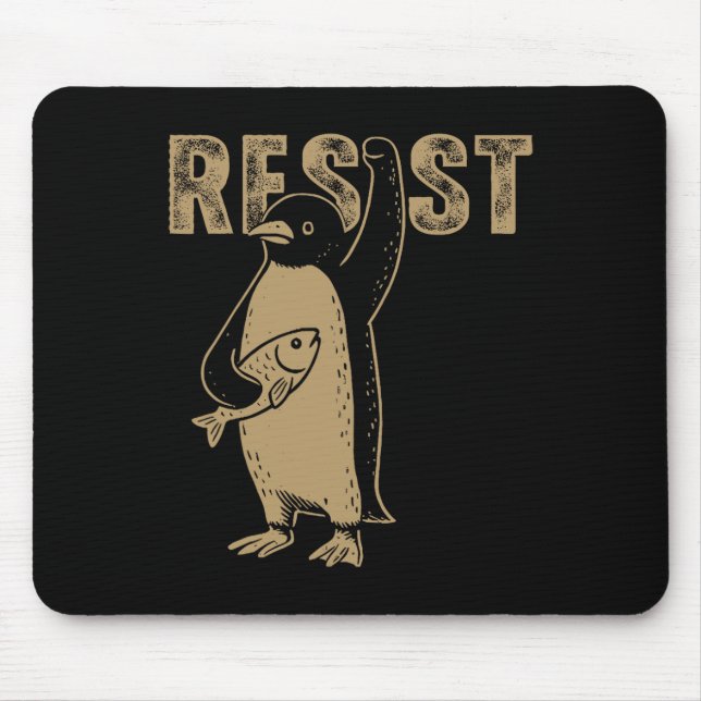 Mousepad Pinguins Pinguins Contra Pinguins Engraçados (Frente)