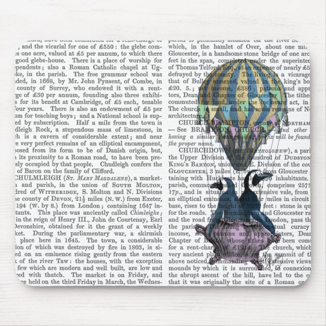 Mousepad Pinguins voadores (Frente)