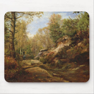 Mousepad Pinhos & árvores de vidoeiro ou a floresta de
