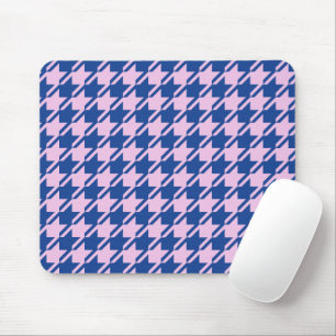 Mousepad Pink-alto-dente+Padrão Azul