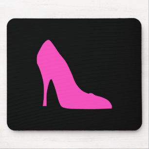 Mousepad Pink Heel em preto