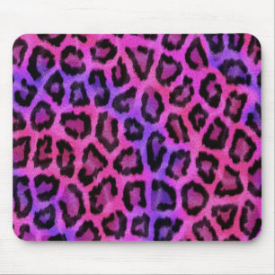 Mousepad Pink Leopard Skin Print