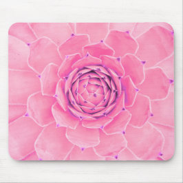 Mousepad Pink succulent plant