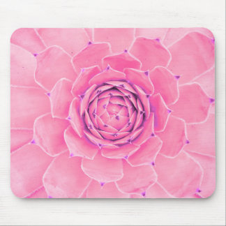 Mousepad Pink succulent plant
