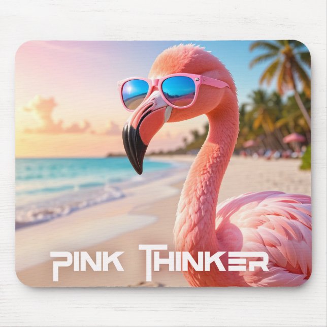 Mousepad PINK THINKER Flamingo Pink (Frente)