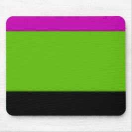 Mousepad Pink, Verde e Ombre Preto