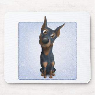 Mousepad Pinscher do Doberman (preto & Tan) DOB1