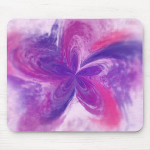 Mousepad Pintado Abstrato Fantasy Flower Watercolor