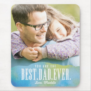 Mousepad Pintado Com Amor Melhor Pai Pad De Mouse Fotográfi