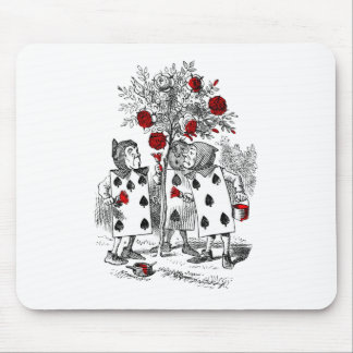 Mousepad Pintando os rosas vermelhos
