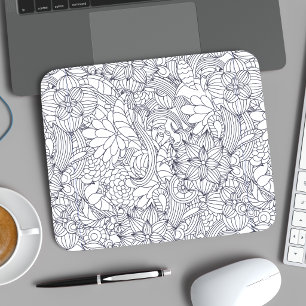 Mousepad Pinte-me Antes de Dar Presente Botânico•Personaliz