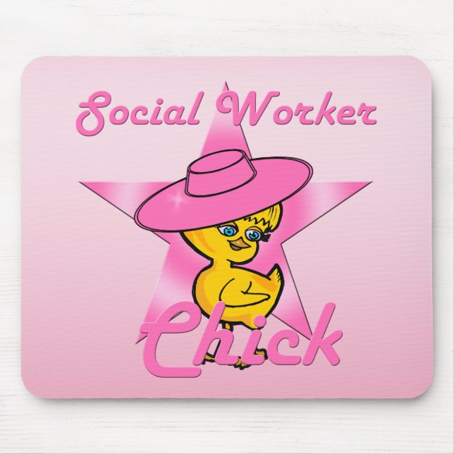 Mousepad Pintinho 8 do trabalhador social (Frente)