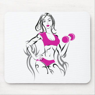 Mousepad Pintinho apto com rosa do batom