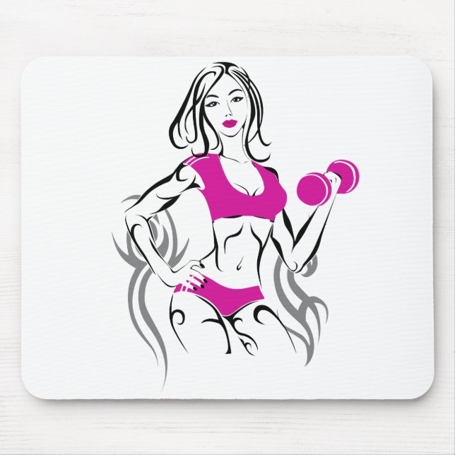 Mousepad Pintinho apto com rosa do batom (Frente)