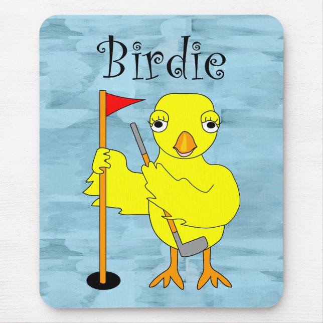 Mousepad Pintinho Birdie Golfer (Frente)