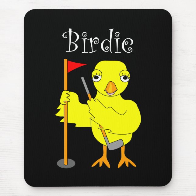 Mousepad Pintinho Birdie Golfer (Frente)