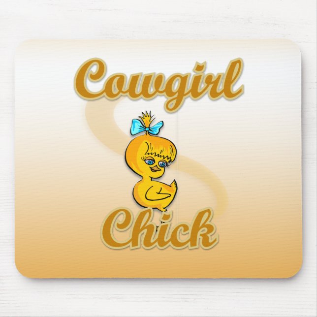 Mousepad Pintinho Cowgirl (Frente)
