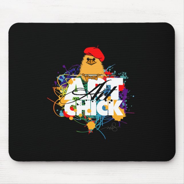 Mousepad Pintinho de arte (Frente)
