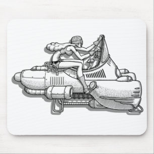 Mousepad Pintinho de Biker Atômica