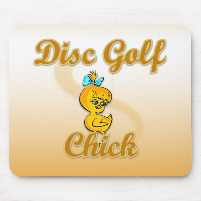 Mousepad Pintinho de Golf de Disco (Frente)