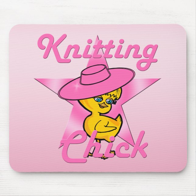 Mousepad Pintinho de tricô nº 8 (Frente)