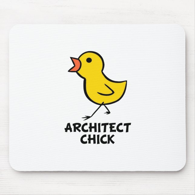 Mousepad Pintinho do arquiteto (Frente)
