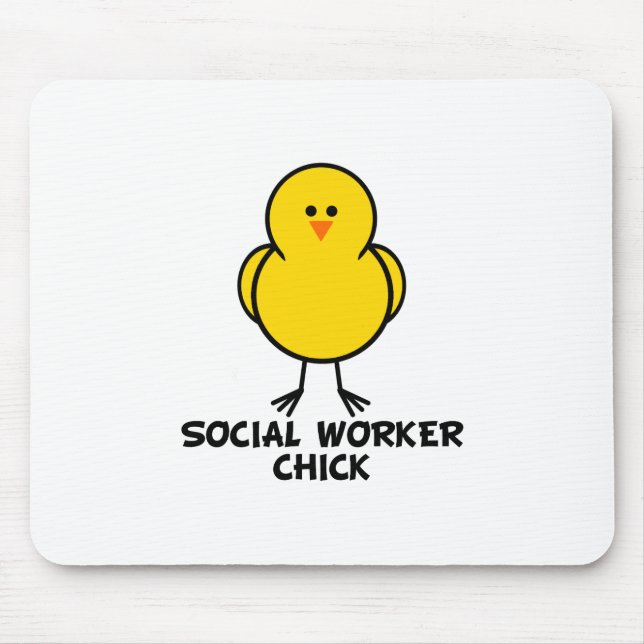 Mousepad Pintinho do assistente social (Frente)